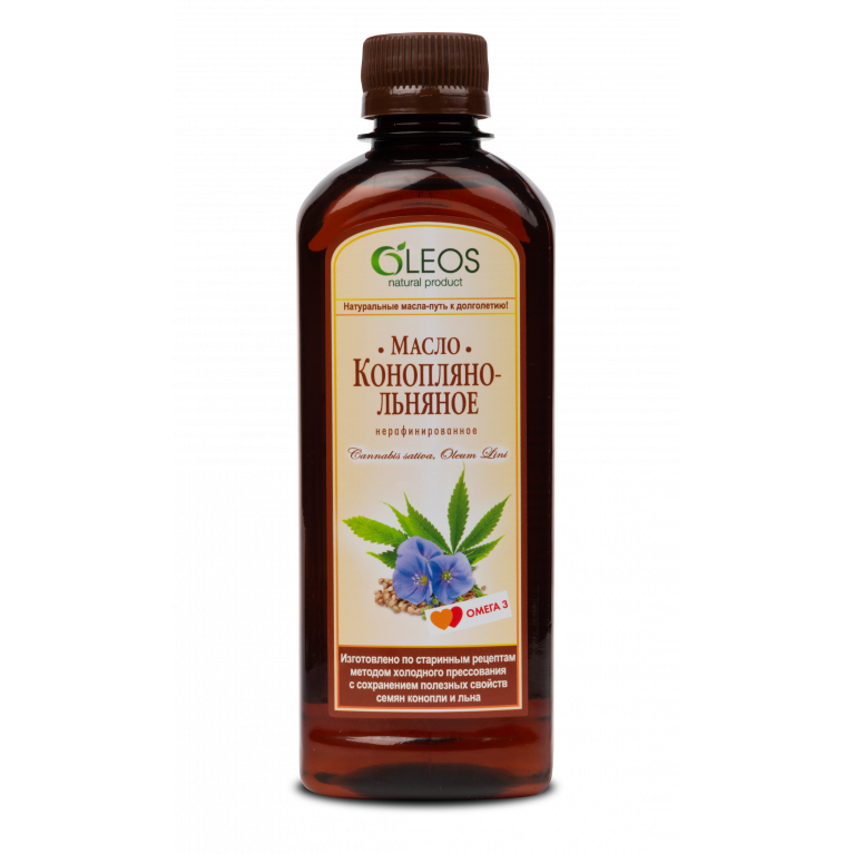 Масло конопляно-льняное 350 мл