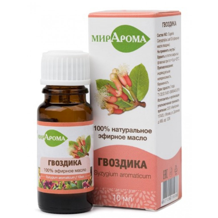 Масло гвоздики 10 мл/мирАрома/
