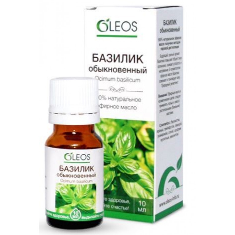 Масло базилика 10 мл/олеос/