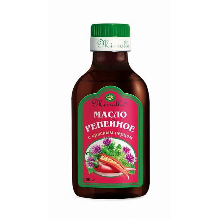 Масло репейное 100 мл/перец красный//Миролла/