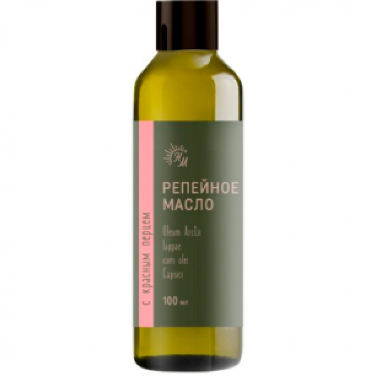 Масло репейное 100 мл/НМ перец красный/