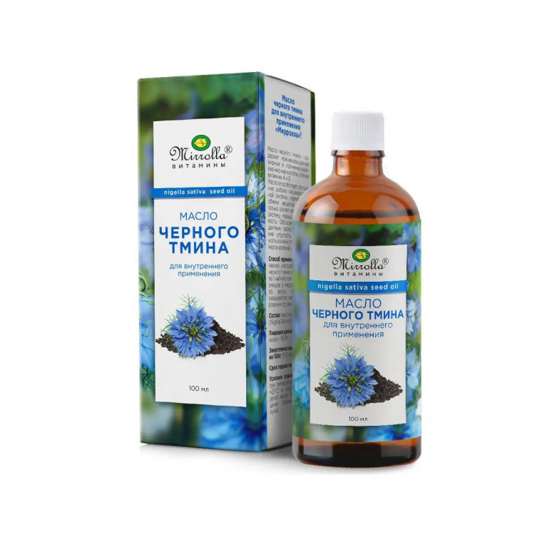 Масло черного тмина 100 мл/миролла/