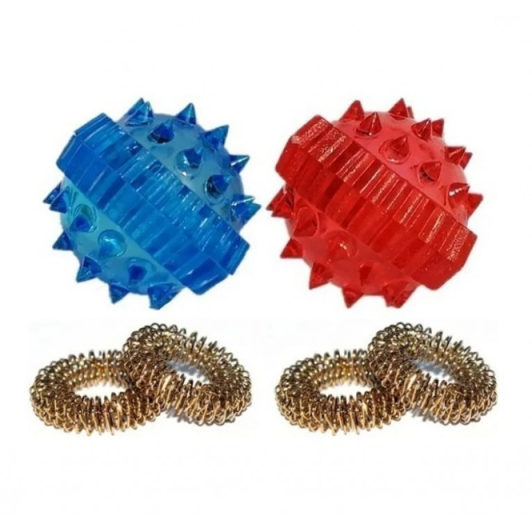 Массажер шарик Су-джок магнитный маленькие №2