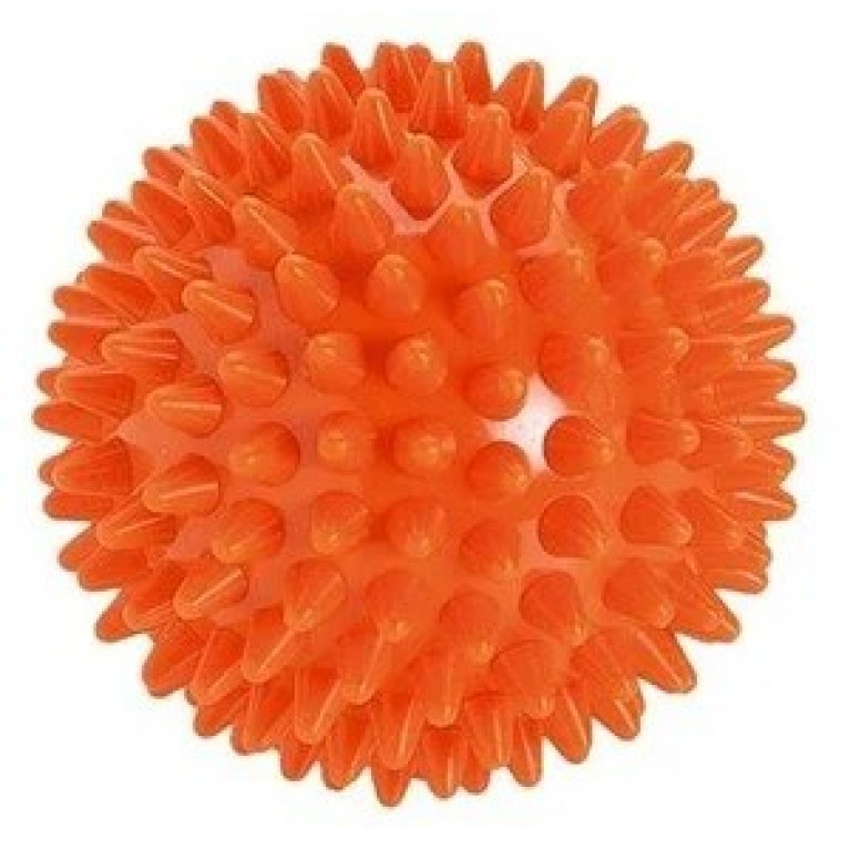 Массажер шарик ежик 85 мм/оранжевый/