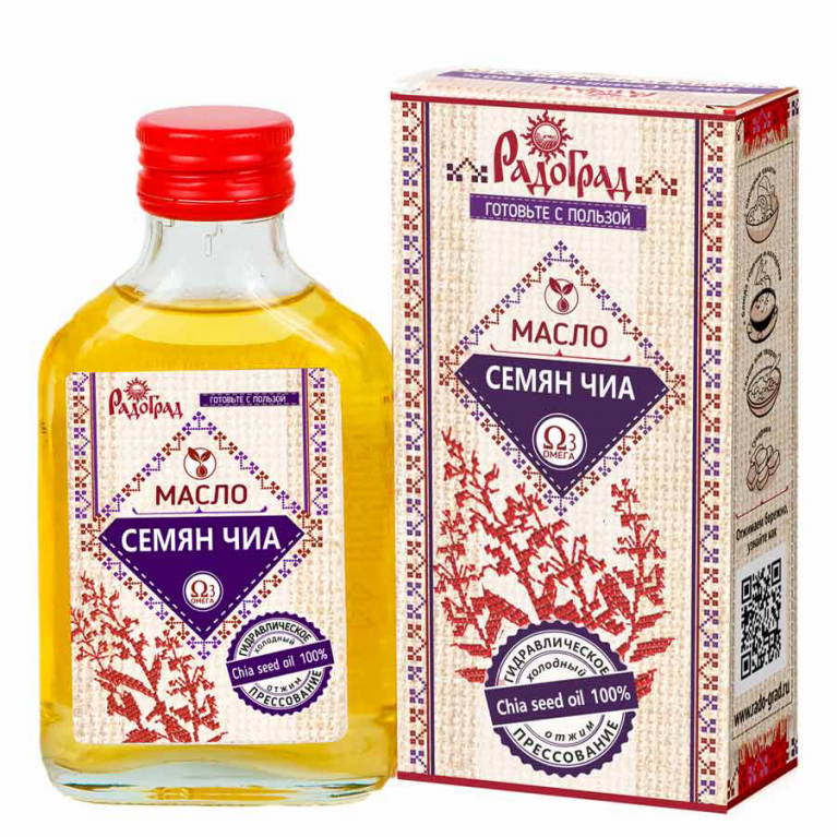 Масло семян чиа 100 мл/радоград/