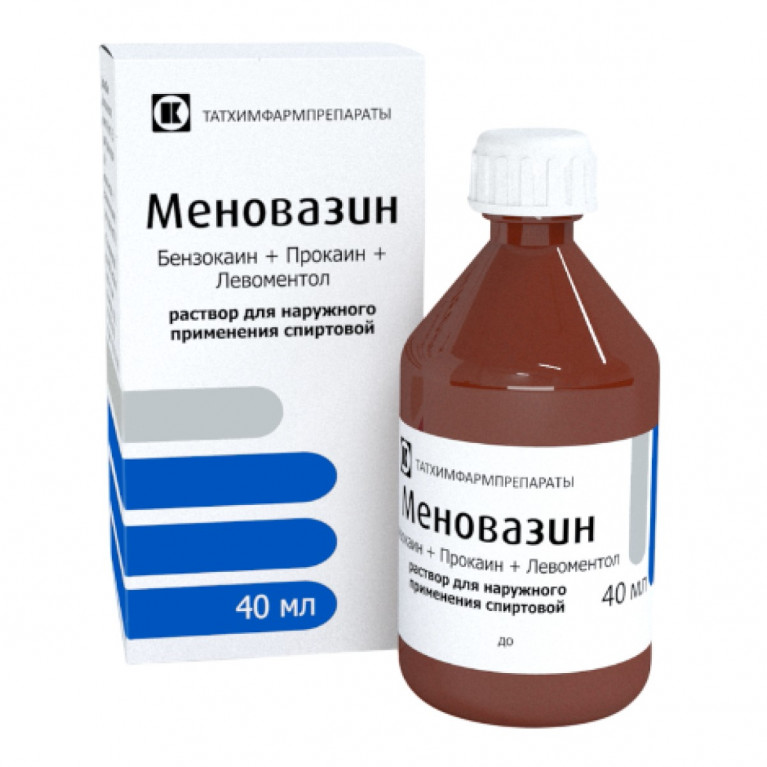 Меновазин раствор 40 мл/Татхимфармпрепараты/