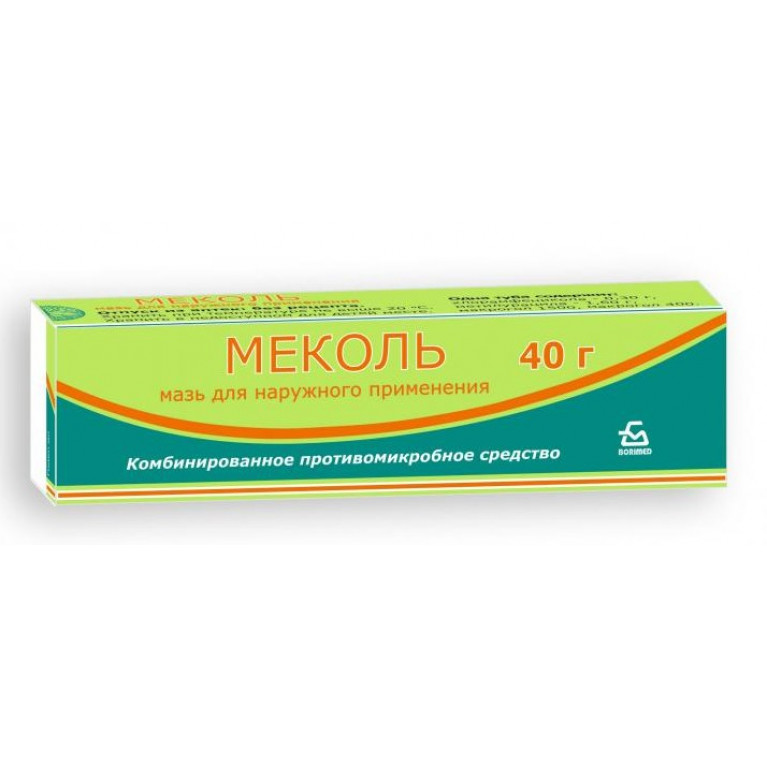 Меколь мазь для наружного применения 40г/борис/