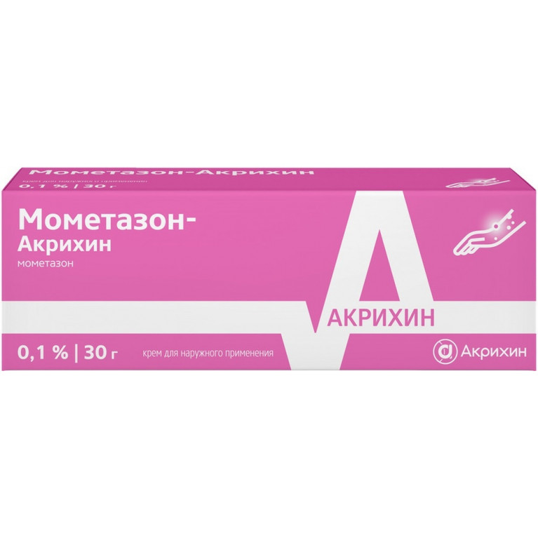 Мометазон акрихин крем 0,1% 30 г