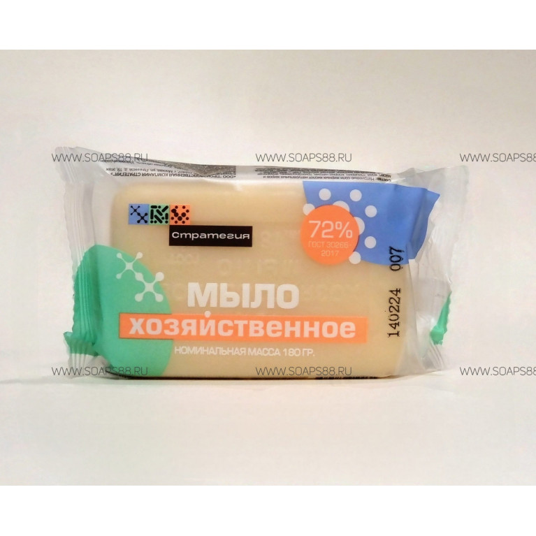 Мыло хозяйственное 72% 180 г/алое-вера/