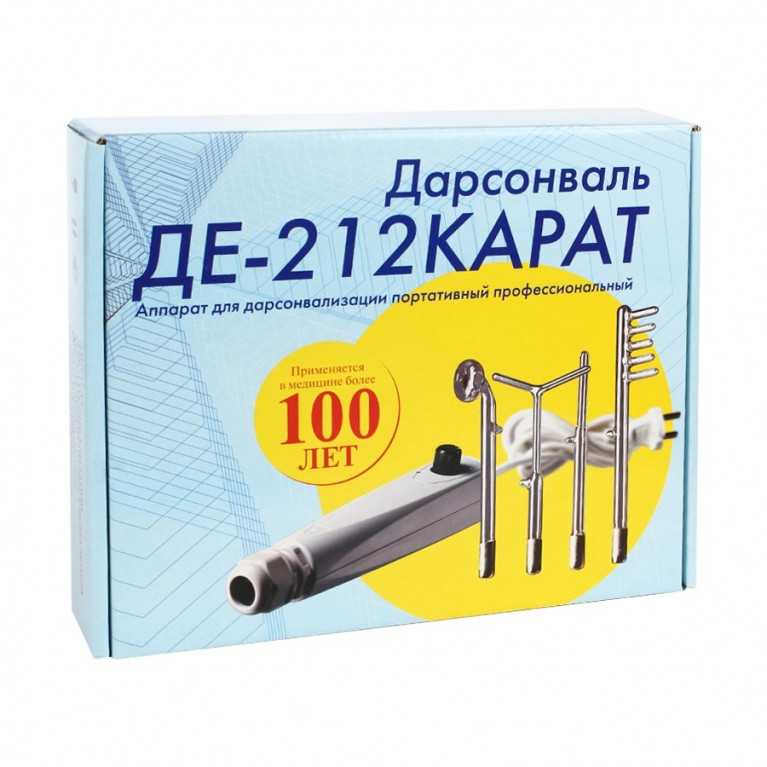 Дарсонваль Карат ДЕ-212 аппарат для дарсонвализации