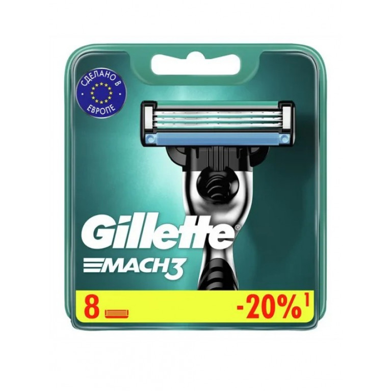 Джиллет лезвия Mach-3 №8