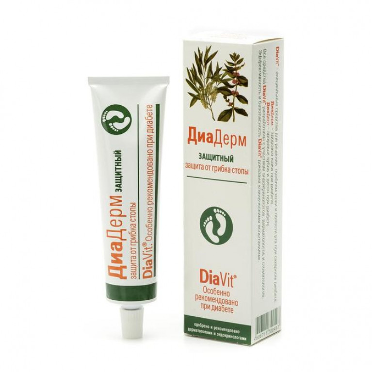 ДиаДерм защитный крем от грибка стопы 75 мл