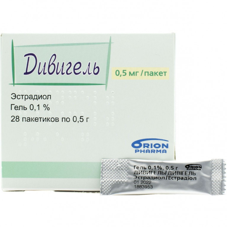Дивигель гель 0,1% 0,5 г №28