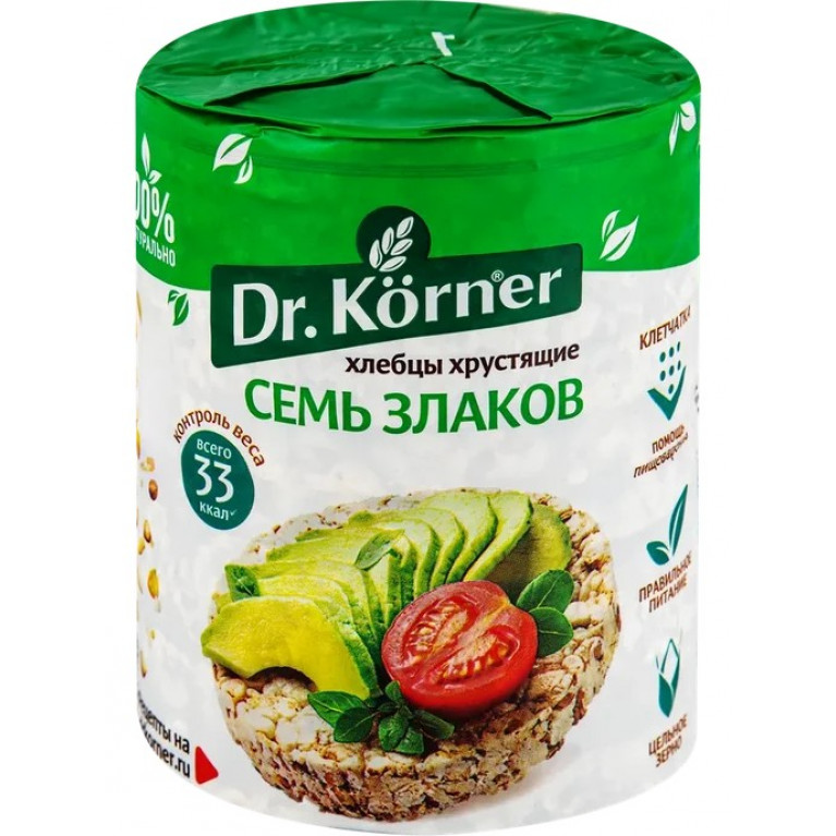 Доктор Корнер хлебцы хрустящие семь злаков 100 г