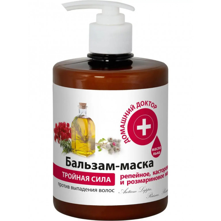 Домашний доктор бальзам-маска для волос 500 мл