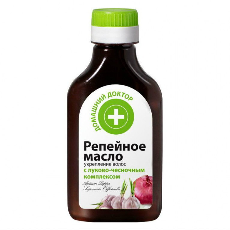Домашний доктор масло репейное 100 мл/луково-чесночный/