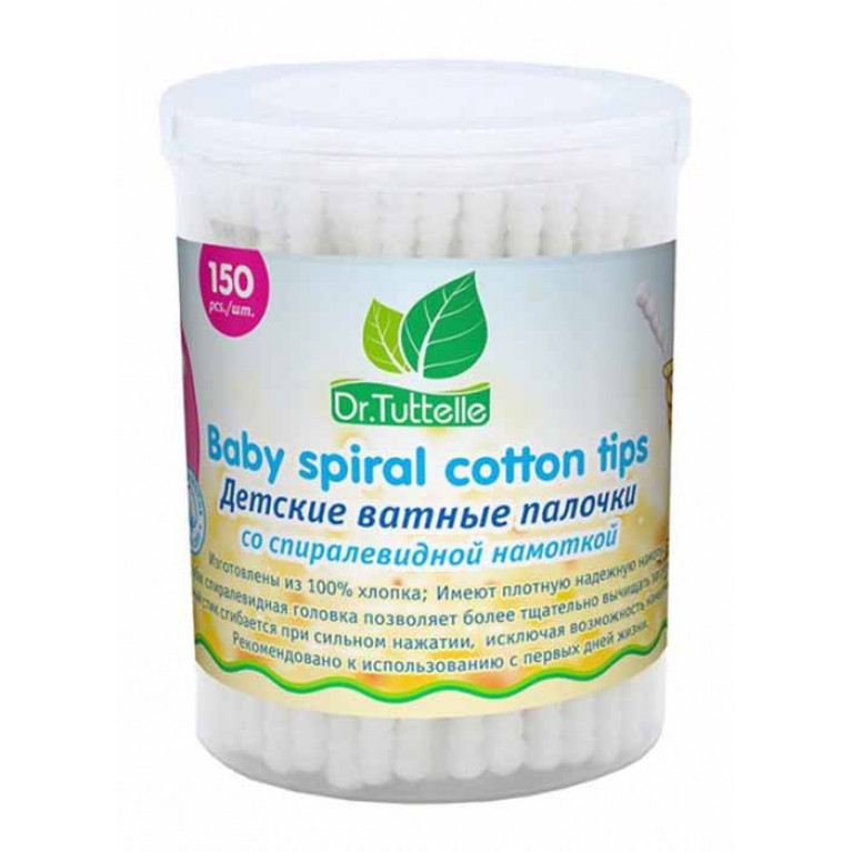 Др.Туттель ватные палочки №150