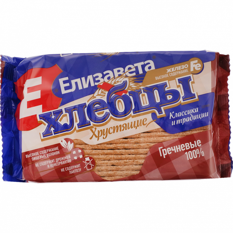 Елизавета хлебцы гречневые 90г