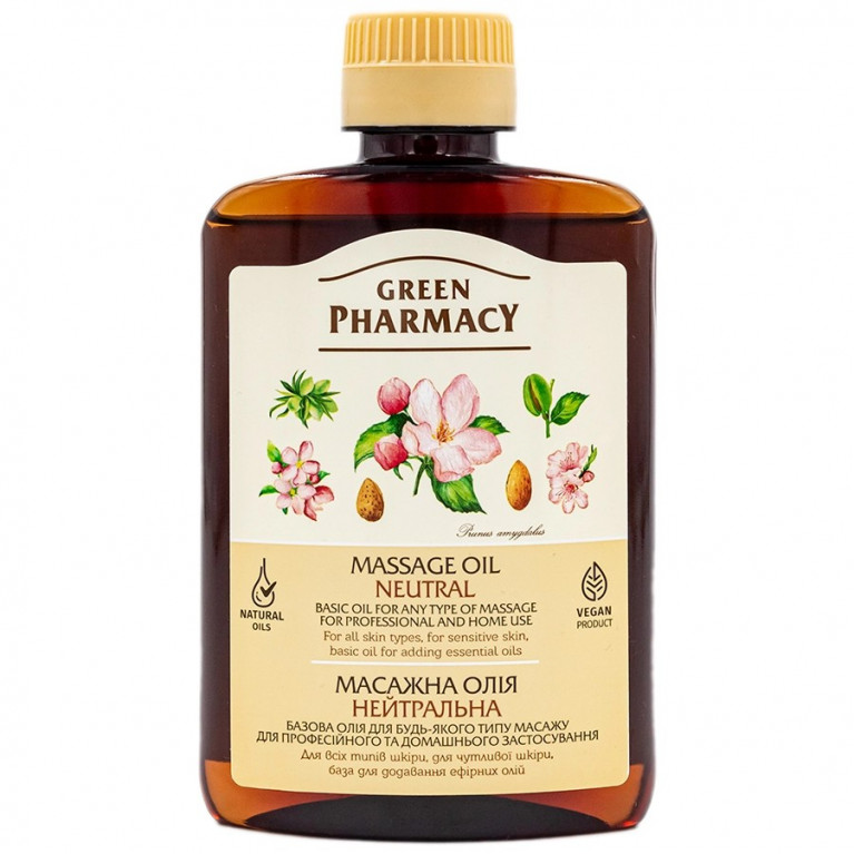 Зеленая аптека масло массажное 200 мл/нейтральное/