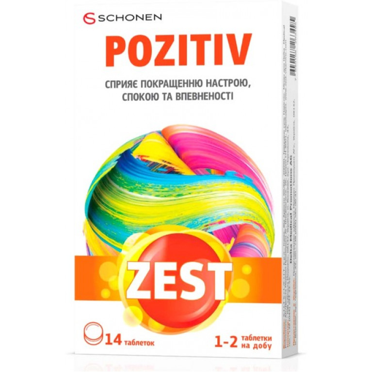Зест Позитив таблетки №14