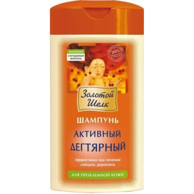 Золотой шелк шампунь дегтярный 250 мл