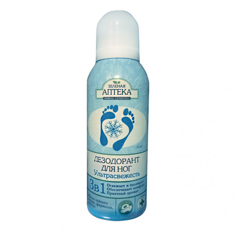 Зеленая аптека антиперспирант для ног 150 мл/ультрасвежесть/