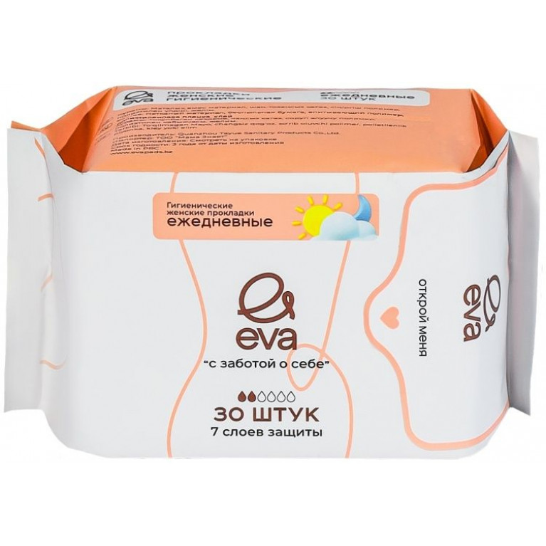Ева прокладки ежедневные  №30