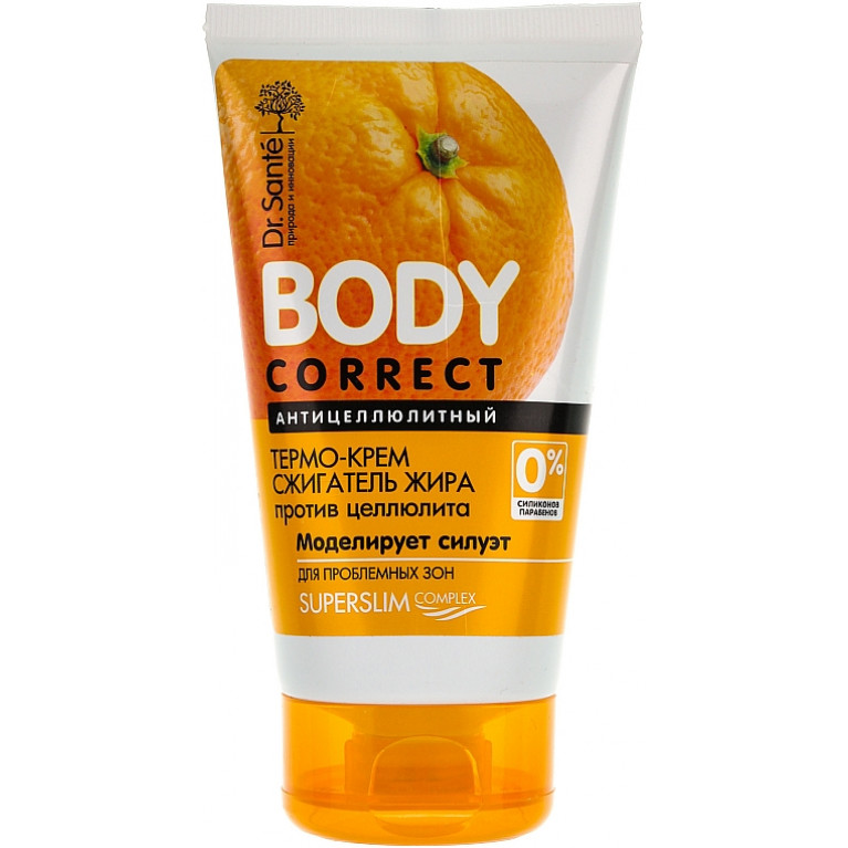 Доктор Санте антицеллюлитный термо-крем сжигатель жира 150 мл