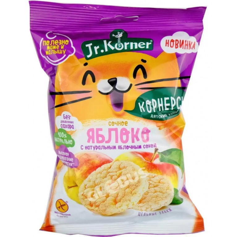Доктор Корнер мини хлебцы яблоко 30 г