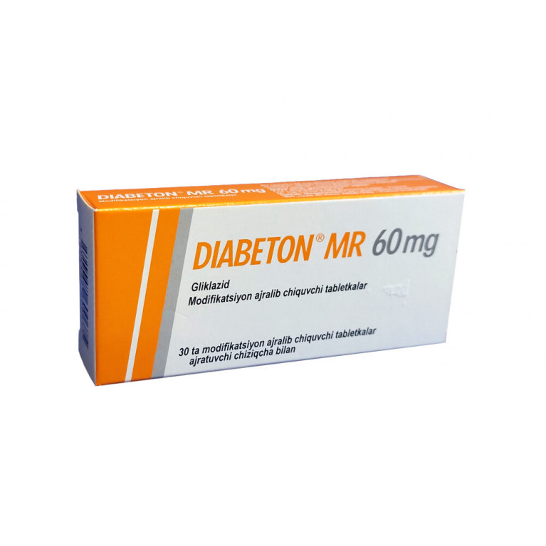 Диабетон МR таблетки 60 мг №30 /франция/ 