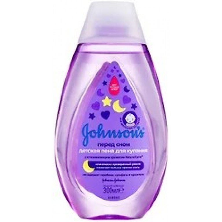 Джонсонс Бэби пена для купания перед сном 300мл