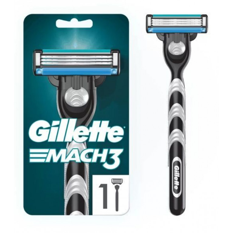 Джиллет бритва Мак-3 с 1 сменной касетой