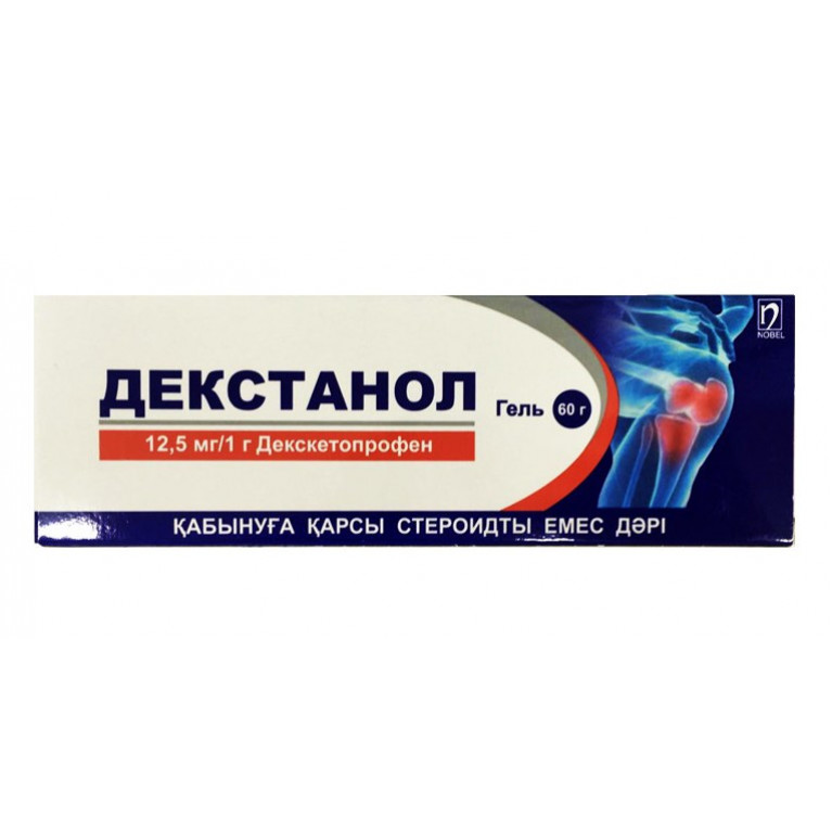 Декстанол гель 12,5 мг/1 г 60 г