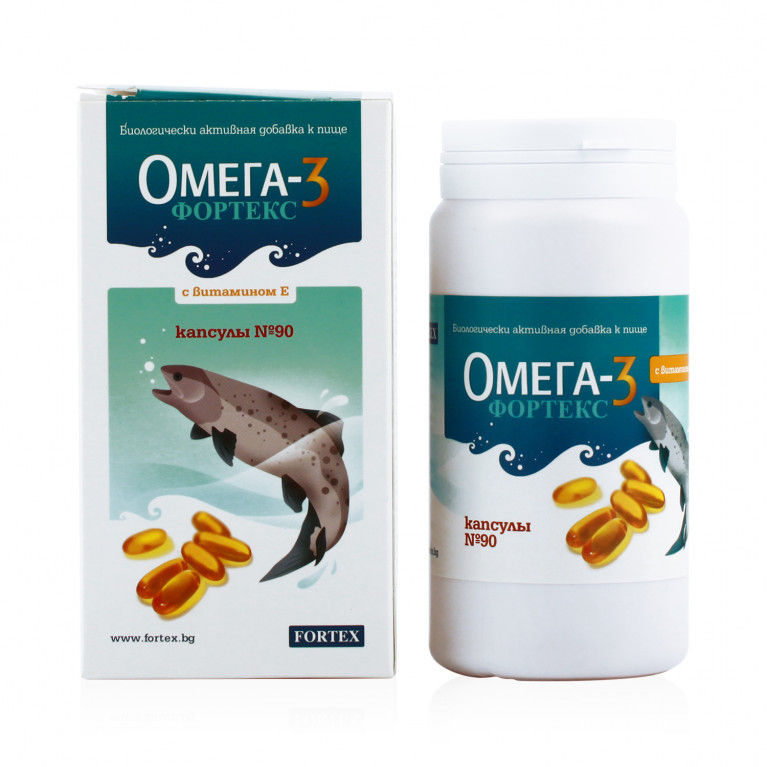 Омега-3 капсулы №90/с витамином Е/