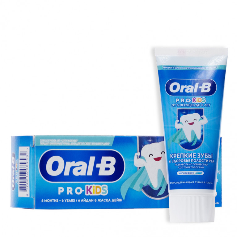 Орал-би зубная паста детская 50 г/6 мес-6 лет/