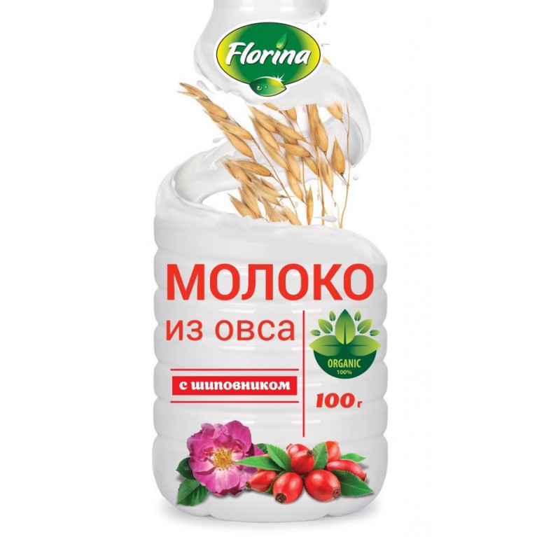 Овсяное молочко 100 г/с шиповником/