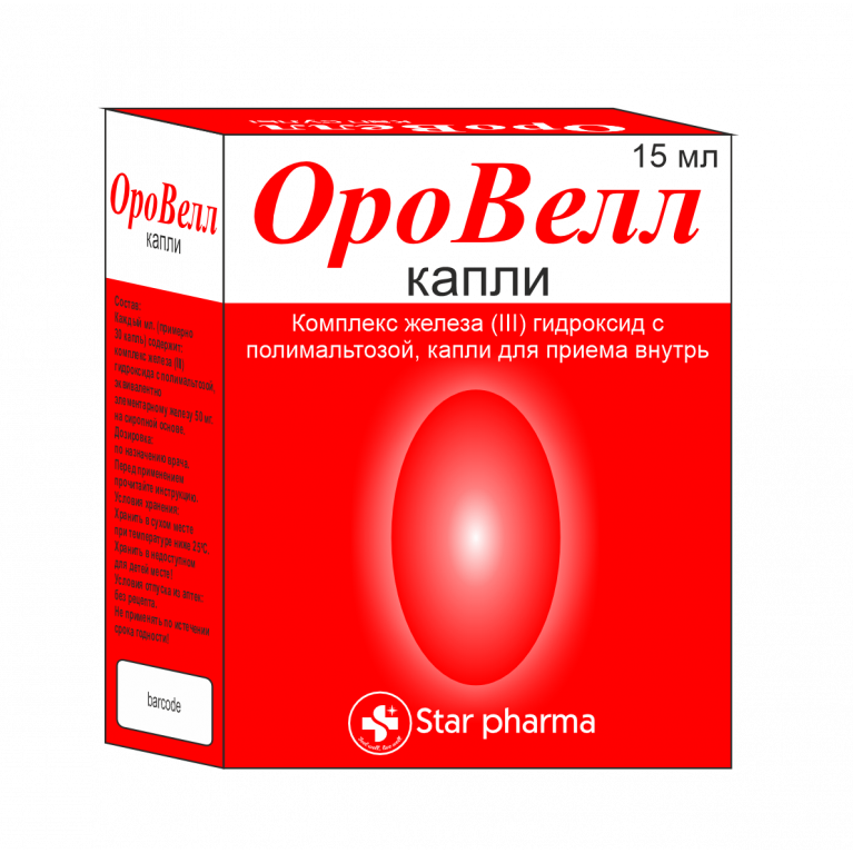 Орофер капли 15 мл 