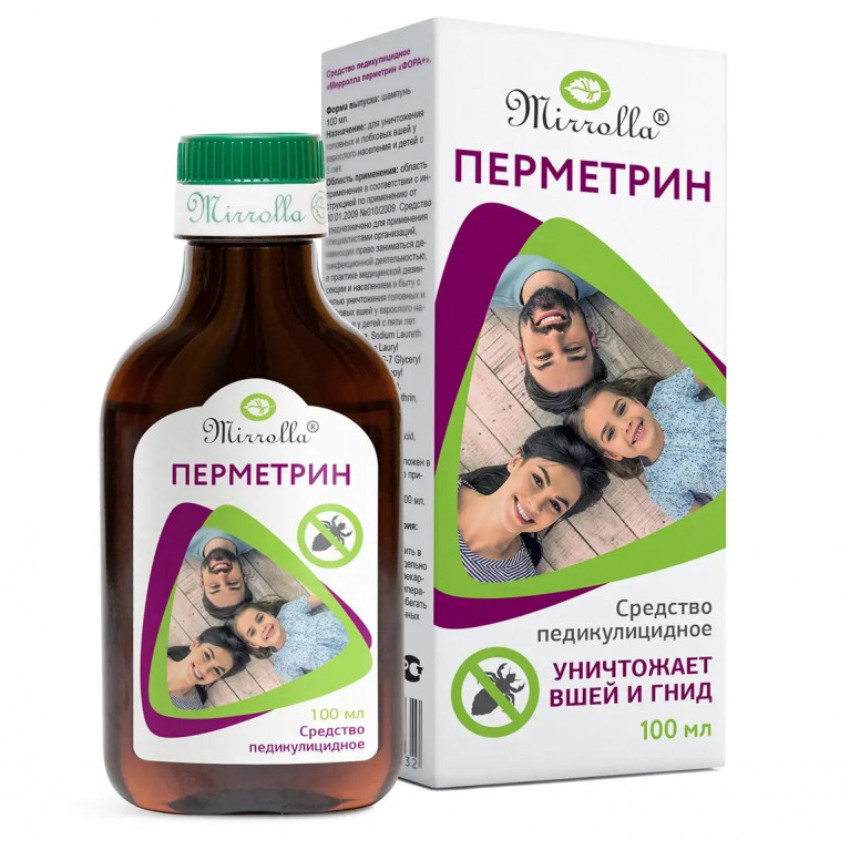 Перметрин Фора+ средство педикулицидное 1,5% 100 мл