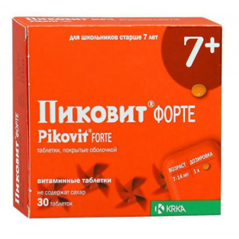 Пиковит форте 7+ пастилки №30