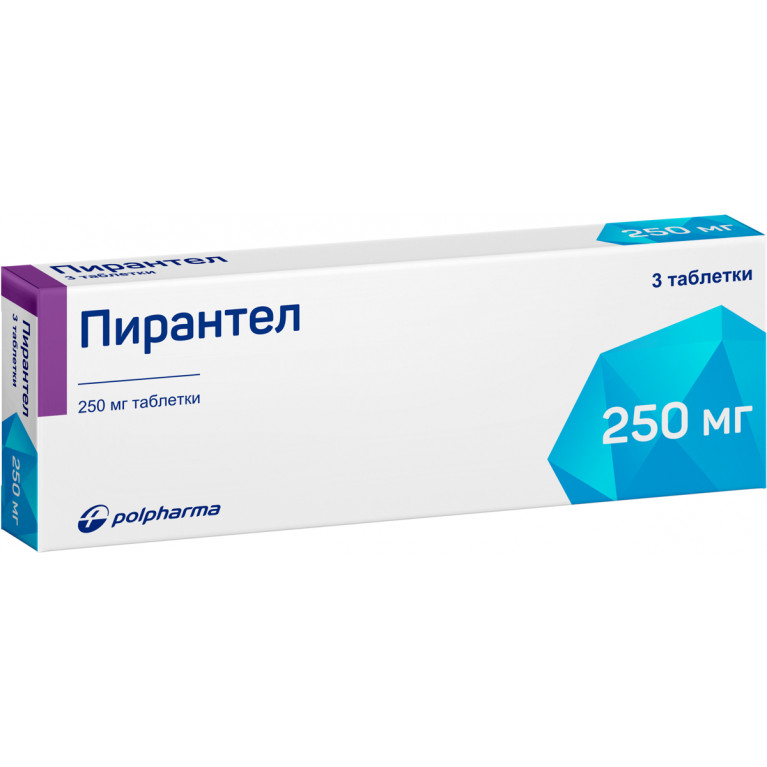 Пирантел таблетки 250 мг №3 