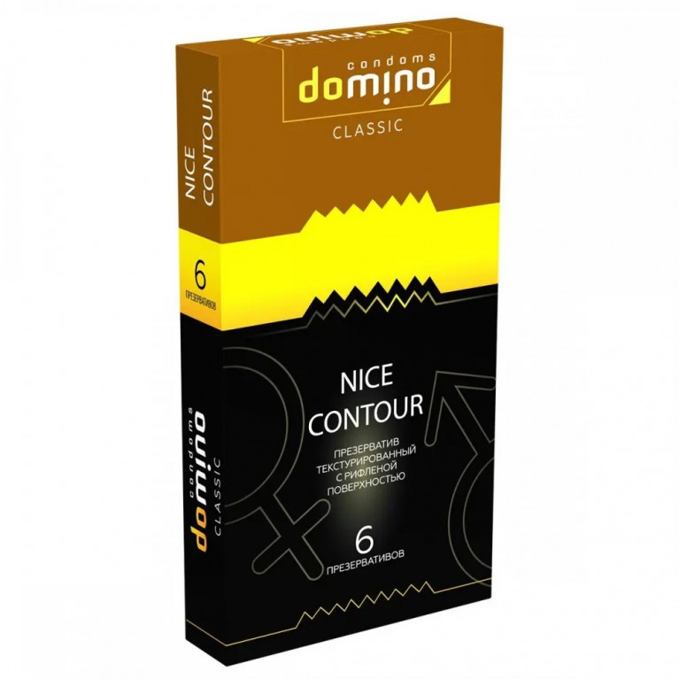 Презерватив Домино классик №6/nice contour/