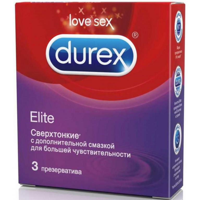 Презерватив Дюрекс №3/Elite/