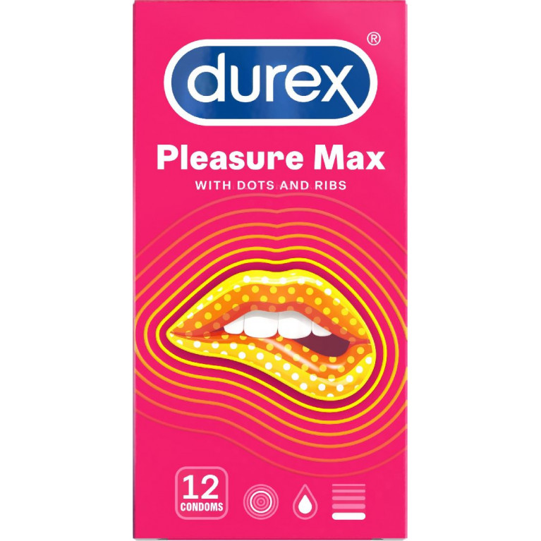 Презерватив Дюрекс №12/Pleasuremax/