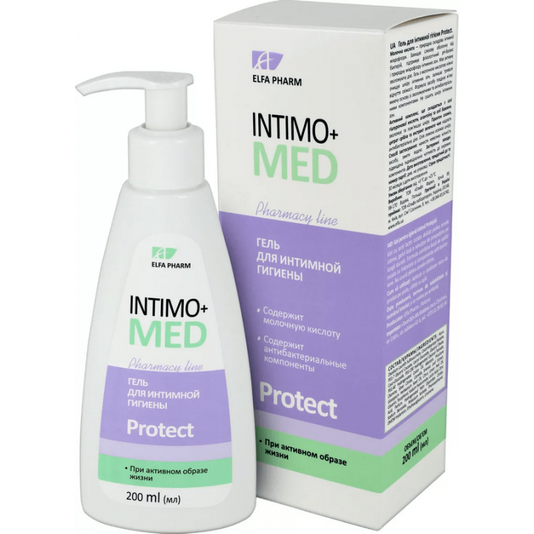 Интимомед гель для интимной гигиены Protect 200 мл