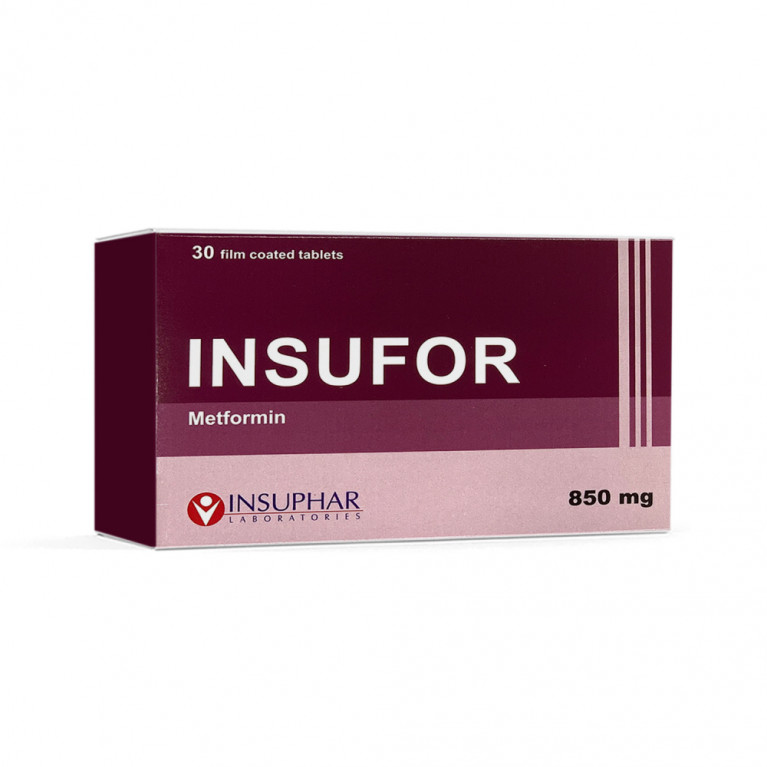Инсуфор таблетки 850 мг №30