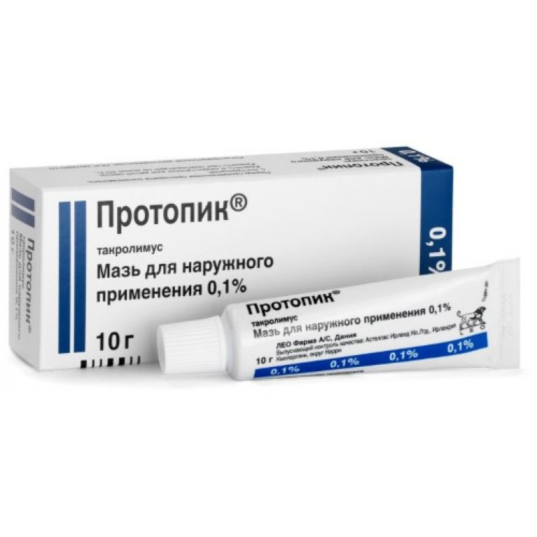 Протопик мазь 0,1% 10 г