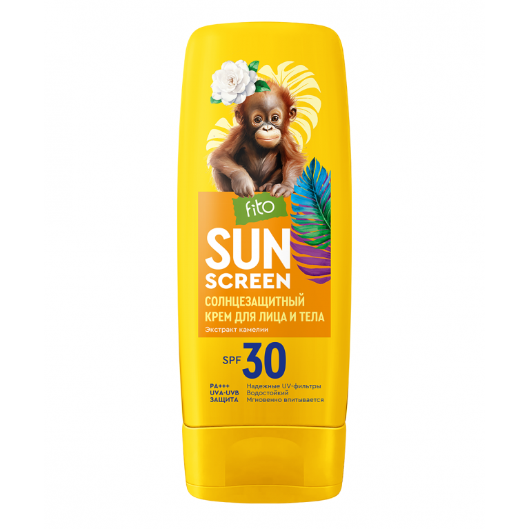 Санскрин солнцезащитный крем для лица и тела SPF 30+ 140 мл