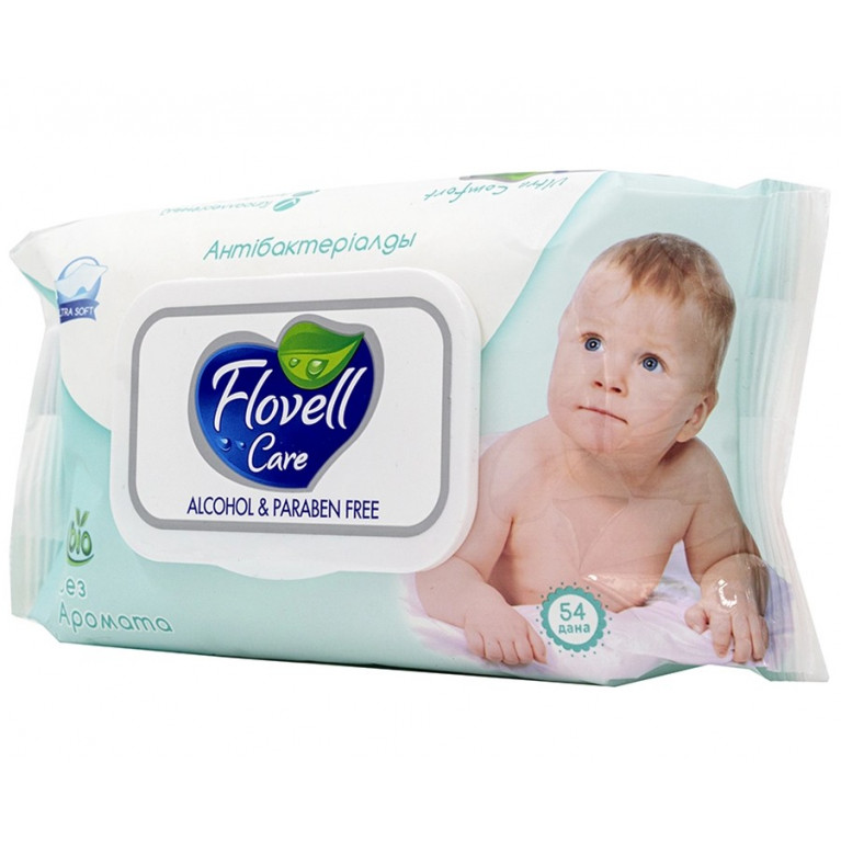 Салфетки влажные №54/Flovell/