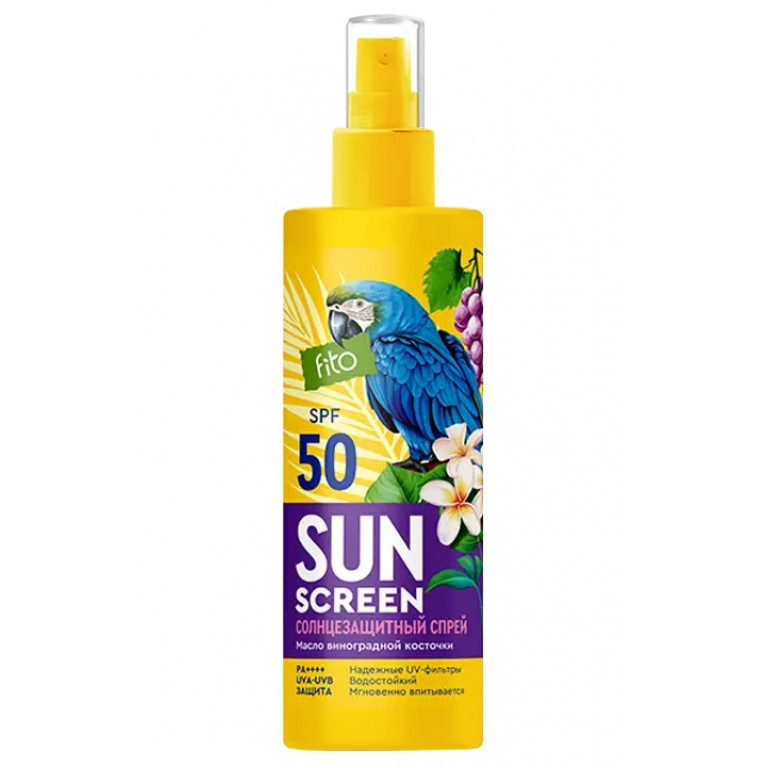 Санскрин солнцезащитный спрей для лица и тела SPF 50+ 150мл