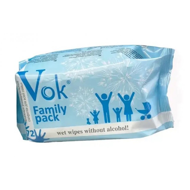 Салфетки влажные VOK №72